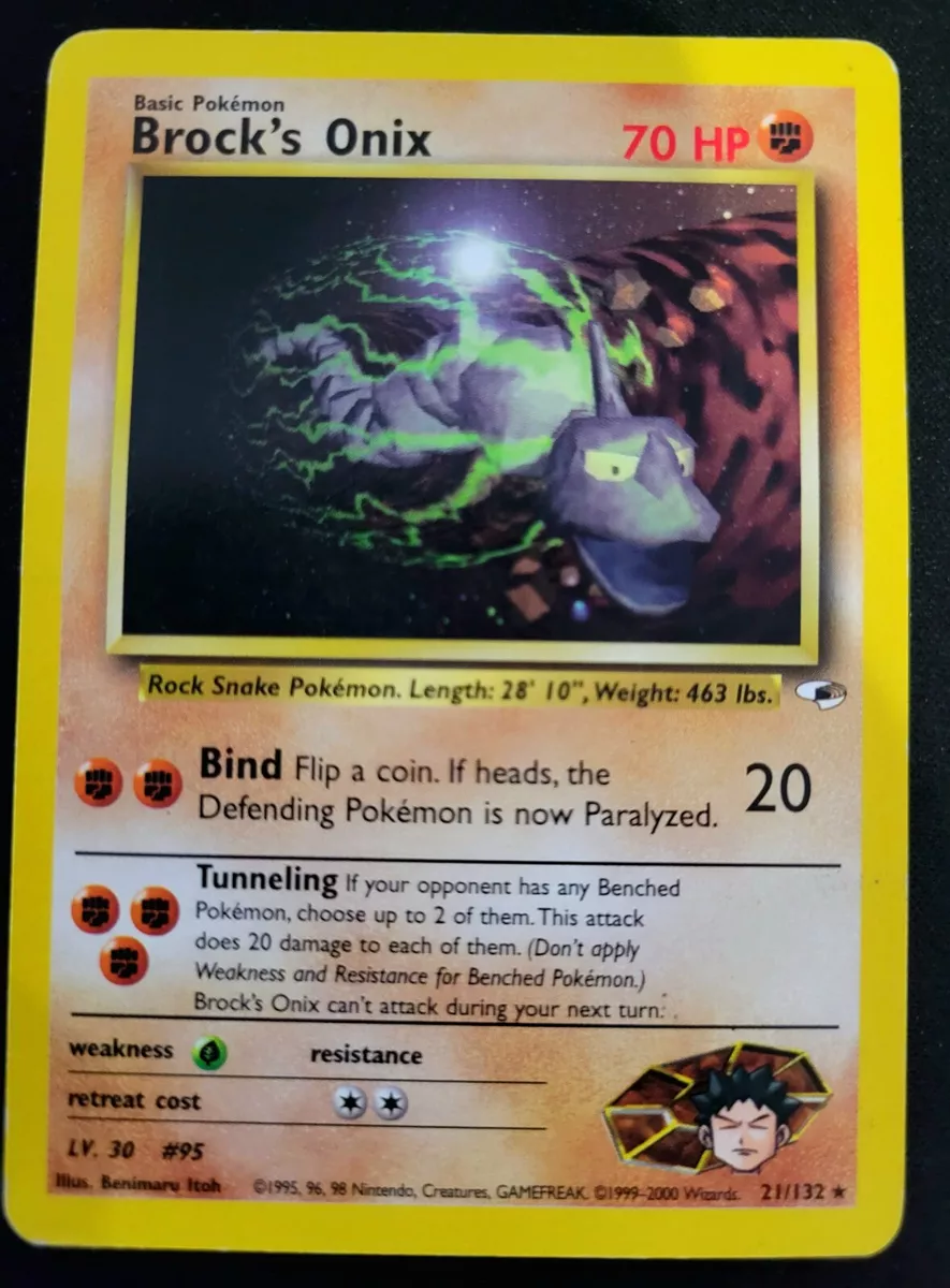 Brock's Onix (G1 21) - Gym Heroes 21 - Card - TCG ONE