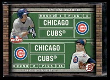 Kyle Schwarber / Jake Stinnett - 2014 Bowman Draft Dual Draftees #DD-SS Cubs