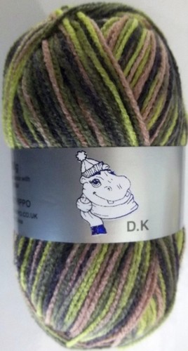 Woolyhippo DK Acrylic Yarn Random Double Knitting Wool 100g Soft Baby - Picture 8 of 16