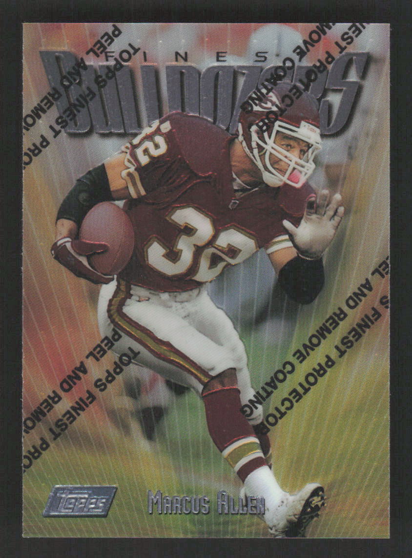 1997 Finest #136 Marcus Allen Kansas City Chiefs
