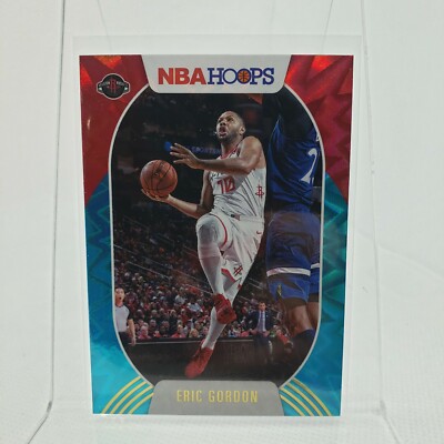 2020-21 Panini NBA Hoops #127 Eric Gordon Teal Explosion Rockets
