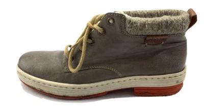 RIEKER DAMENSTIEFEL STIEFELETTEN BOOTS Gr:39 Uk:6 GRAU - Bild 1 von 4