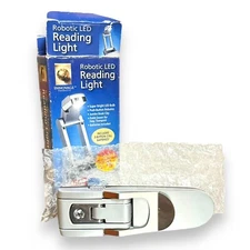 Robotic Book Clip Reading Light Super Bright LED Bulb.Needs Batteries. 