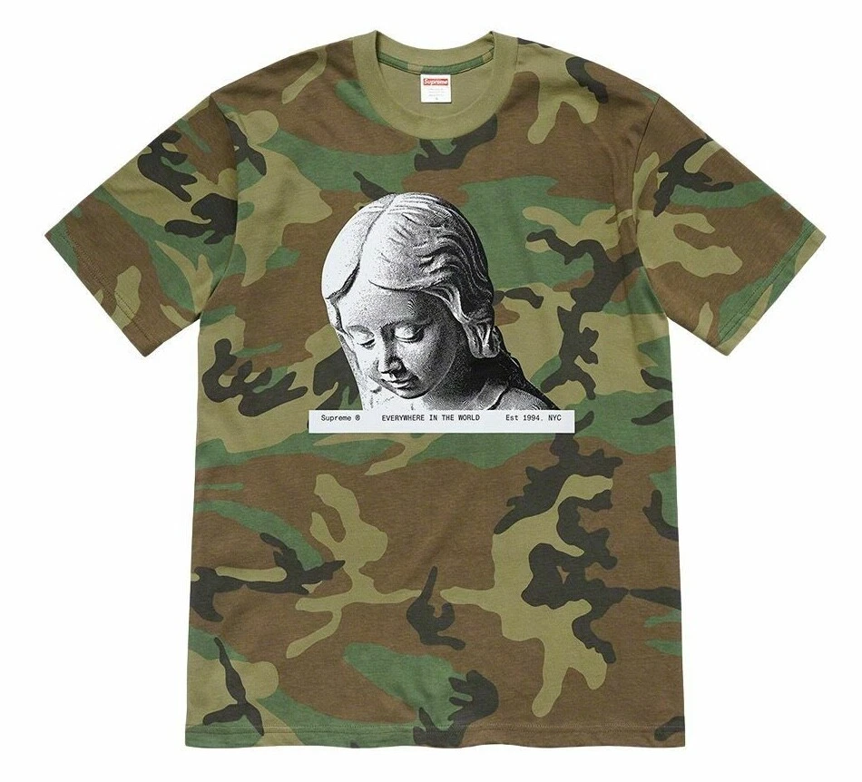T shirt homme Supreme Everywhere Woodland Camo taille L FW20
