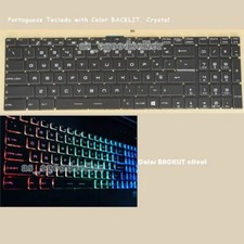 for MSI GE62 GE63 GE72 GS60 GS70 GS72 WS60 GT72 Keyboard Portugues Color BACKLIT