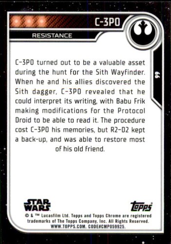 2023 Topps Chrome Star Wars Black Wave Refractor Cards - Pick Your Card - Picture 101 of 157