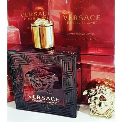 Versace Eros Flame Perfumed Deodorant Spray 100ml For Him 8011003846627 |  eBay UK
