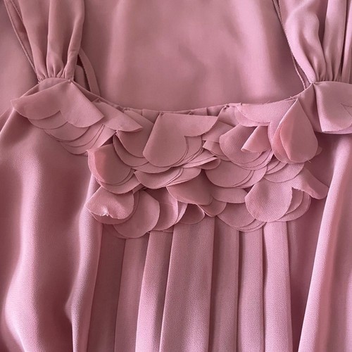 MSSP Max Studio Blush Pink Sleeveless Lined Knee Length Women's Dress Size Large - Picture 7 of 11