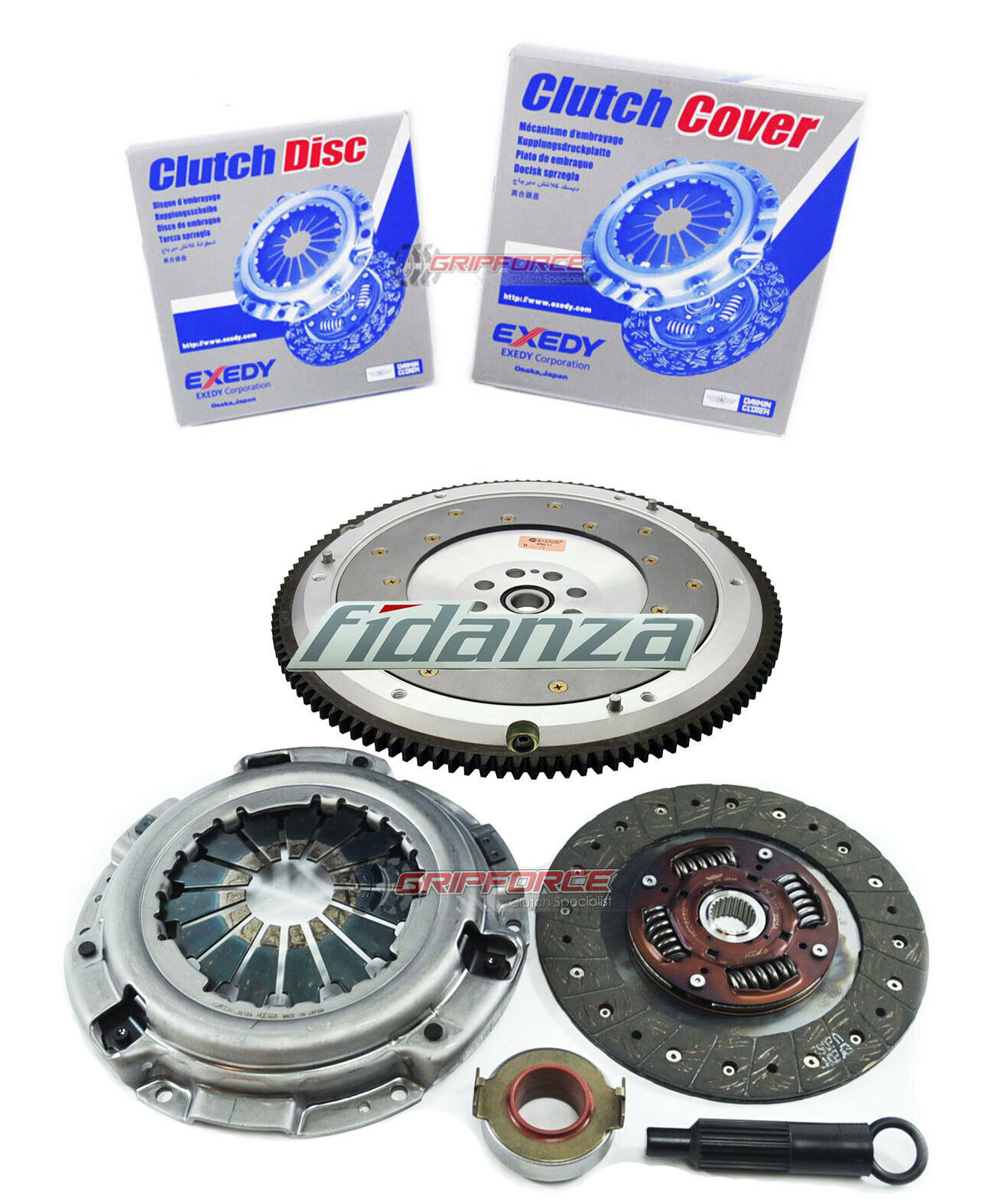 EXEDY CLUTCH KIT +FIDANZA FLYWHEEL for 1990-1997 HONDA ACCORD 1997-1999 ACURA CL