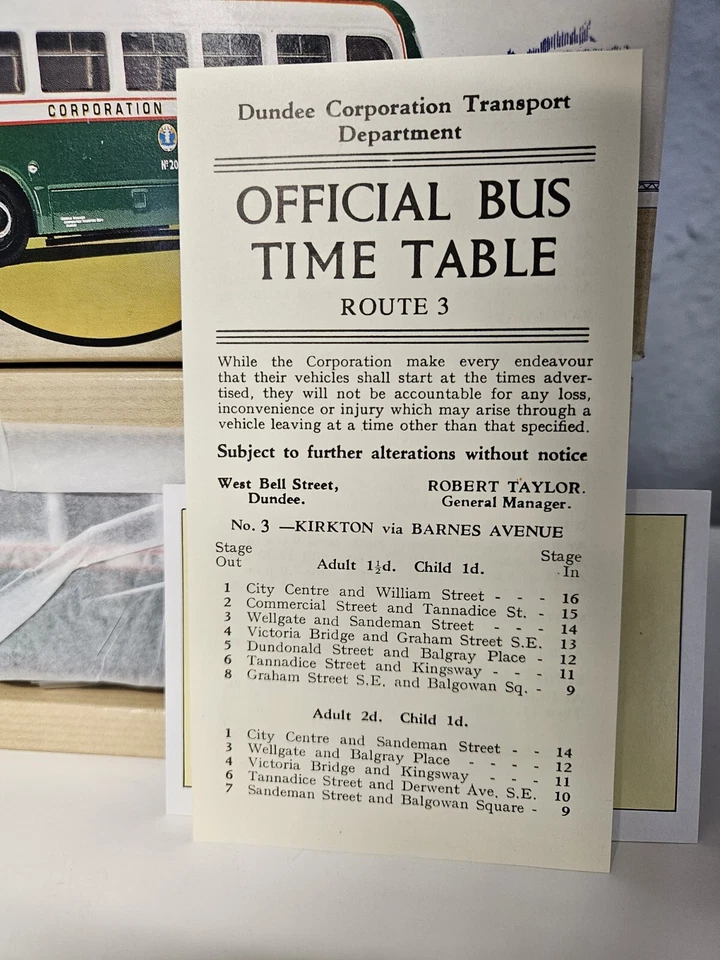 Corgi Classics 97018 limitiert - Weymann Single Deck Bus Dundee Corporation Neu - Bild 4 von 4