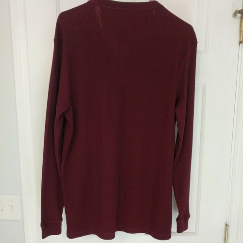 Club Room Men's PlumRed Long-Sleeve Thermal Size M - Picture 2 of 5