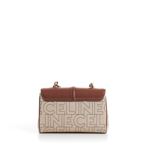 CELINE 2750$ Teen Soft 16 In Textile With Celine All-over Print - Picture 5 of 21
