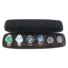6 Slots Travel Watch Roll Case Holder Wristwatch Display box Watches Storage Box