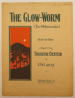 Antique German Sheet Music The Glow-Worm by J. DeLancey 1909 Theodor Oesten