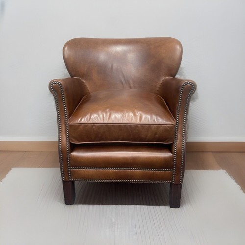 John Lewis Halo Little Professor Leather Armchair in Antique Whiskey eBay