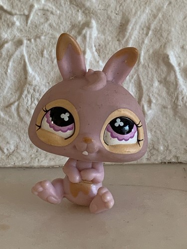 LITTLEST PETSHOP LPS HASBRO LAPIN ROSE ET BLANC REF 23