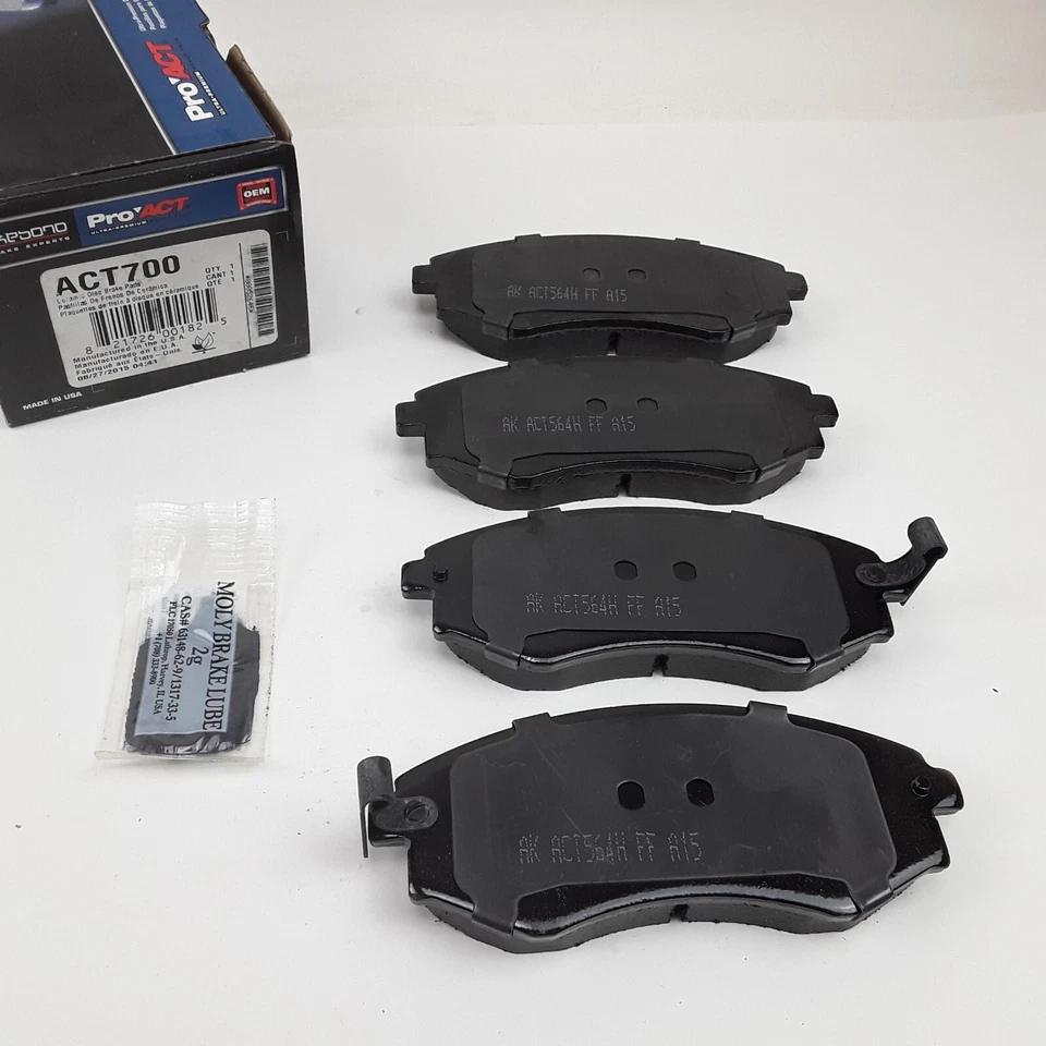 Pastilha de freio dianteira compatível com Kia Optima 2001-03 Hyundai Tiburon Elantra Sonata 1992-2006 - Imagem 3 de 4