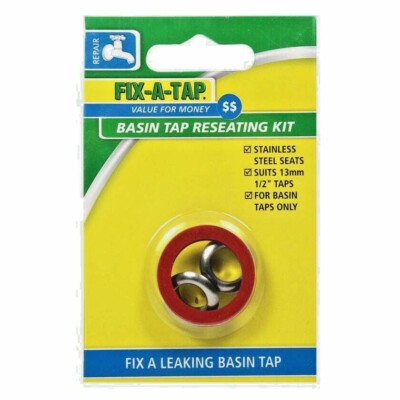 Basin Tap Reseating Kit Fix-A-Tap Non Corrosive Suits 1/2'' 13mm TAPS