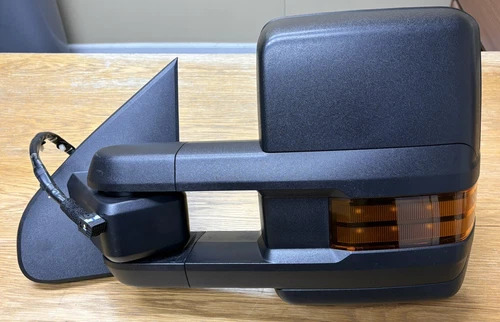 GM OEM 84085353 Left Side Door Mirror, 16-19 Sierra 2500 3500 HD W/POWER *BLACK