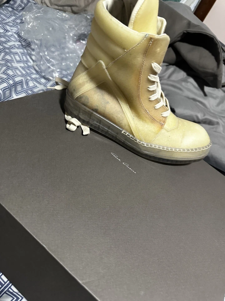 Rick Owen's Geobasket прозрачный размер 39 - Изображение 4 из 4