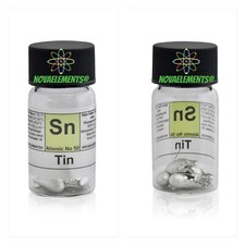 Stagno Metallico, Stagno Metallo, Stagno Lucenti Gocce Puro 99.95% 5g Fiala