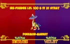 Pokemon Ecarlate Violet : Ire Foudre 6 IV 31 lvl 100
