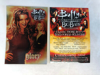 CHEAP PROMO CARD: BUFFY THE VAMPIRE SLAYER BIG BADS Inkworks 2004 P-UK