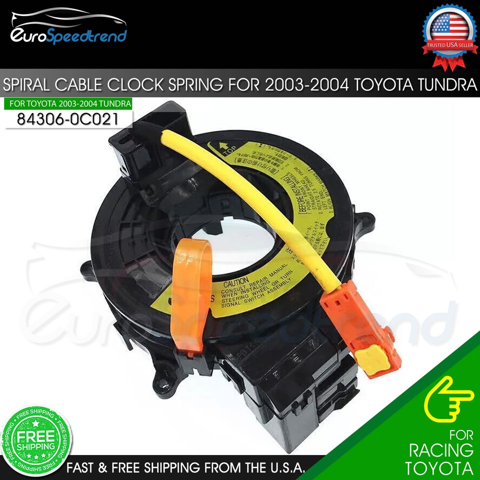 CLOCK SPRING for TOYOTA TUNDRA 2003-2004 CRUISE EQUIPPED 84306-0C021 | eBay