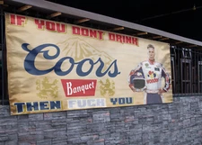 Ricky Bobby Coors Banquet Banner (2.5ft x 5ft)