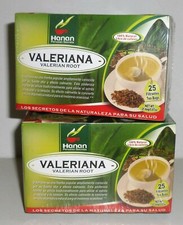 50 Tea Bags Valeriana Valerian Root Tea Bag  25 per Bag  Hanan 
