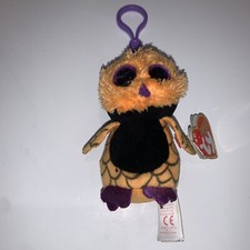 Ty Beanie Boo Boos 3" Key Clip - Screech the Owl (Halloween Exclusive)