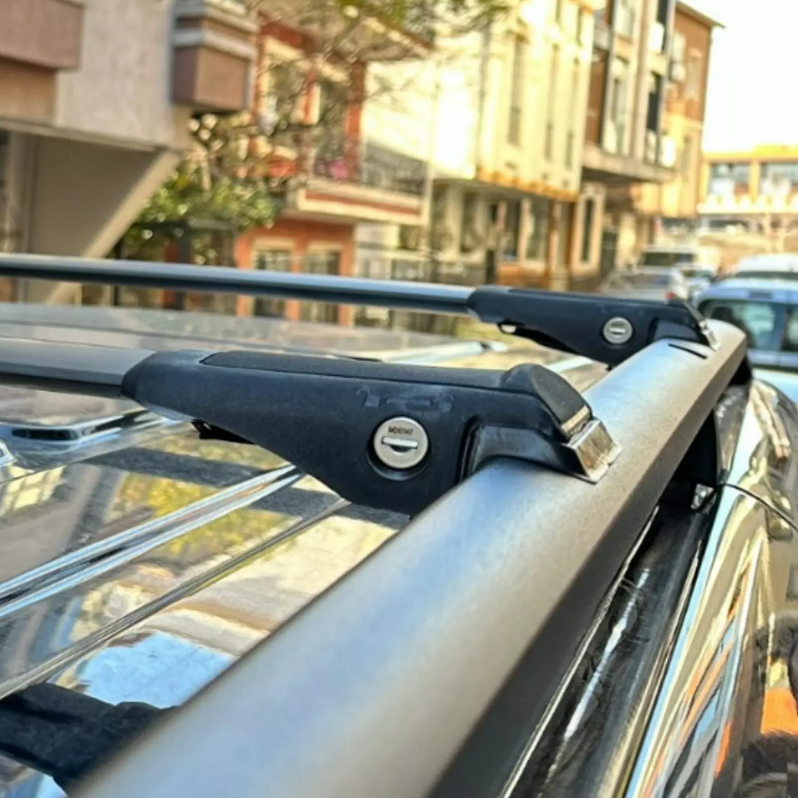 Roof Rack Cross Bars for Jeep Grand Cherokee WH/WK 2005-2010 Black 2Pcs