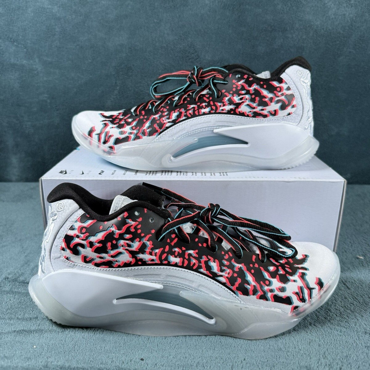 Nike Boys Air Jordan Zion 3 NRG White Basketball Shoes