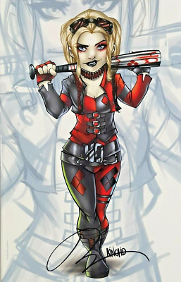 SUICIDE SQUAD #5 Ryan Kincaid Chibi Variant Cover DC Comics Signed