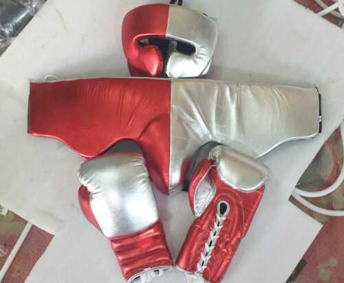 Winning 8oz Boxing Gloves Black/Red | eBay