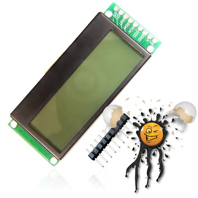 ERM19264 192x64 I2C UC1609C Driver Display 3,3/5V Modul grau schwarz Arduino ESP