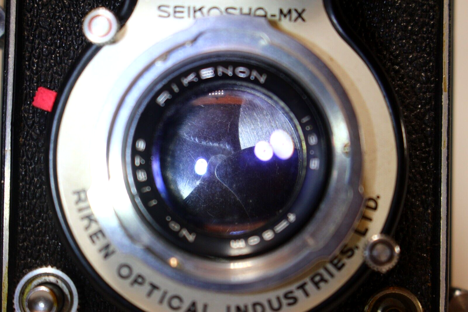 Film Tested[Excellent+3]Ricoh Ricohflex New Dia 6x6 TLR Camera 80mm f/3