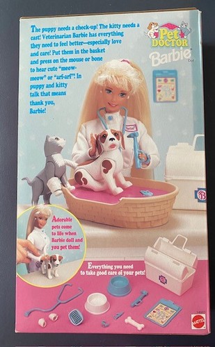Barbie Pet Doctor Barbie Doll Mattel 1996 Vintage - Picture 5 of 6
