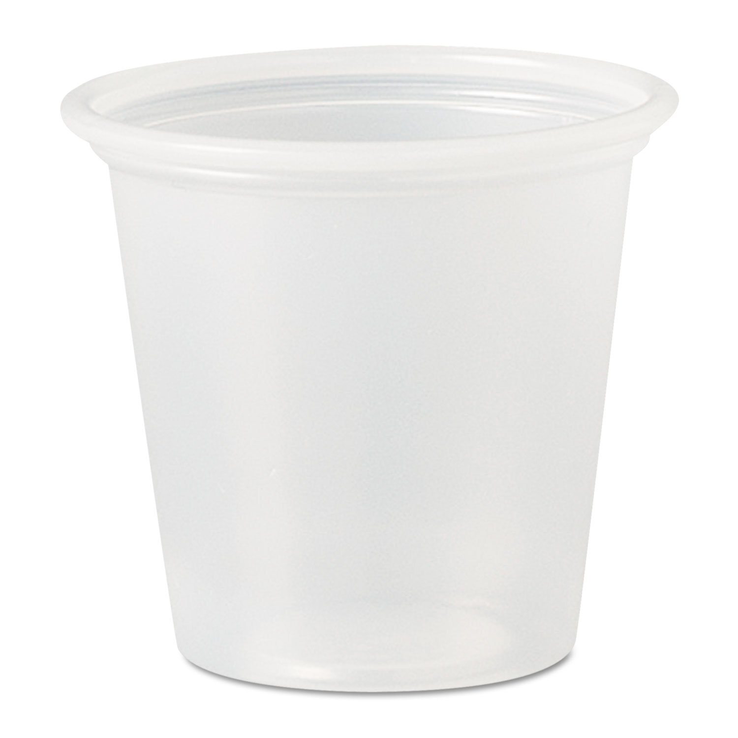 Dart Polystyrene Portion Cups, 1.25 Oz, Translucent, 2,500/carton