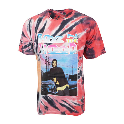BOYZ N THE HOOD  EAZY E TIE DYE RED T SHIRT