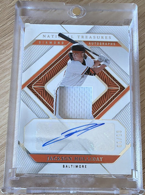 Panini National Treasures 2023 Diamond Jackson Holliday DIA-19 /99 Orioles RC A 