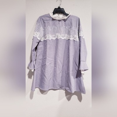 Large Korean Three Quarter Sleeve Lace Dress Maternity