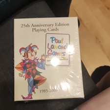 NEW PAUL LAMOND TWO PACKS 25th ANNIVERSARY EDITION PLAYING CARDS 1985 - 2009