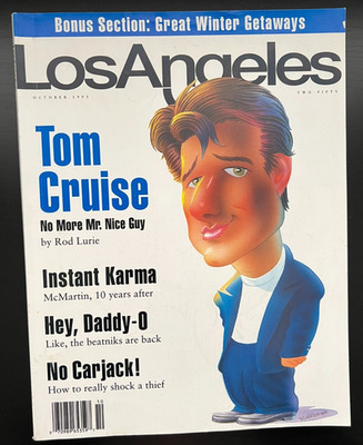 Los Angeles Magazine October 1993 Tom Cruise: No More Mr. Nice Guy