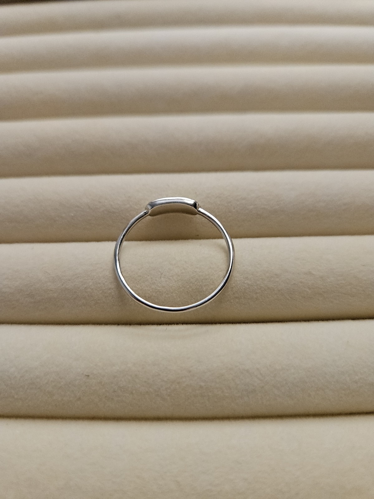 Silver 925 Ring Rectangle White Opal Bezel Settin… - image 5