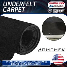 NEW Un-Backed Automotive Underfelt Non-woven Fabric Carpet Black Multi Size
