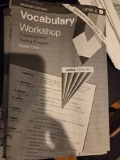 Sadlier Oxford Vocabulary Workshop Supplementary Testing Program: Level E (1996)
