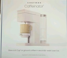 Chefman Caffeinator Coffee Maker Single Serve...