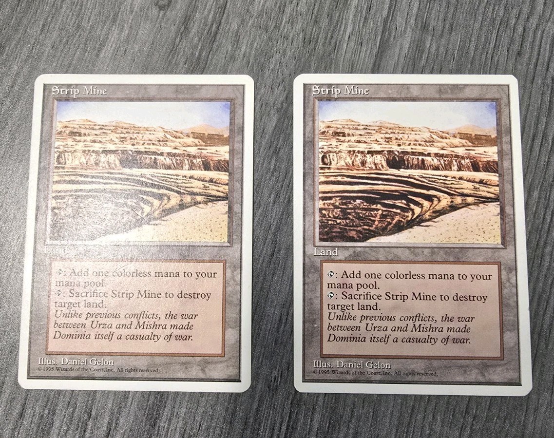 Strip Mine, Fourth Edition (4th ED) #363 LP Magic the Gathering MTG Light Play