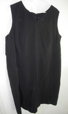 WOMENS AVENUE BLACK SHEATH DRESS LINED POLY SPANDEX RAYON CAREER SIZE 20W 50"